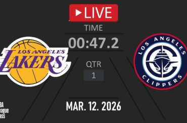 NBA LIVE NOW! Los Angeles Lakers vs Los Angeles Clippers | Mar. 12, 2026 | Clippers vs Lakers 2K26