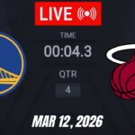 NBA LIVE! Golden State Warriors vs Miami Heat | March 12, 2026 | 2026 NBA Season Live 2K