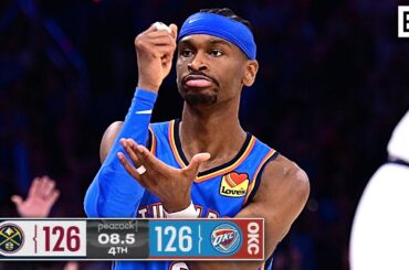 Shai Gilgeous-Alexander Hits Game-Winner 🔥 Thunder vs. Nuggets Wild Ending