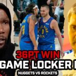 Nikola Jokic & Kevin Durant HONEST in Locker Rooms After Nuggets BLOWOUT 36pt WIN vs Rockets