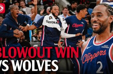 Clippers Go Off for 153 PTS in Blowout Win vs Timberwolves