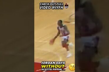 Scottie Pippen SAVED Michael Jordan is a LIE!🤔