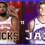 New York Knicks VS Utah Jazz LIVE Play-By-Play | Pre and Post Game Coverage!