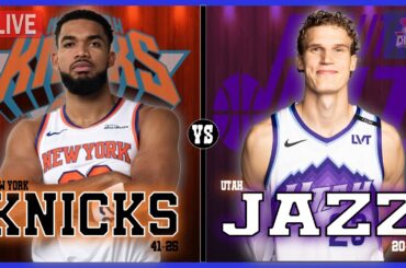 New York Knicks VS Utah Jazz LIVE Play-By-Play | Pre and Post Game Coverage!
