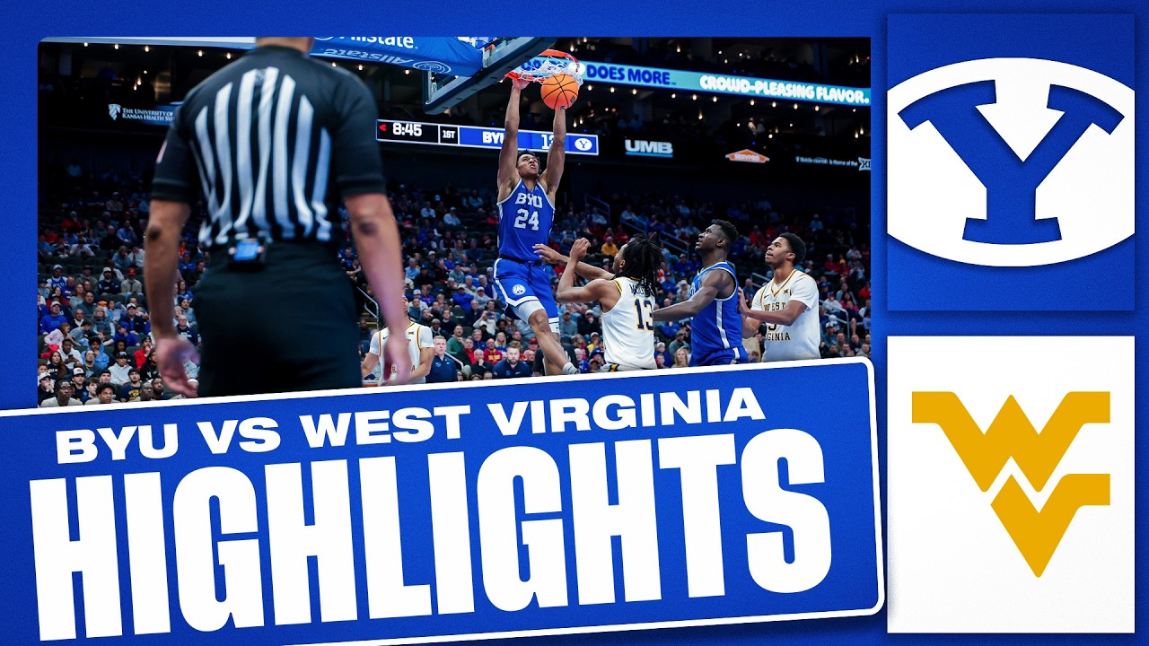 BYU vs West Virginia | BIG 12 TOURNAMENT | FULL GAME HIGHLIGHTS | BYU BASKETBALL