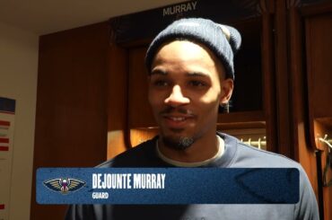 Dejounte Murray on winning momentum, Brandon Ingram | Pelicans-Raptors Postgame Interview 3/11/26