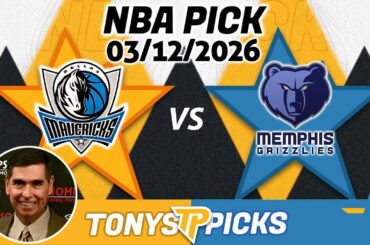 Dallas Mavericks vs Memphis Grizzlies Pick 3/12/26 NBA Pick Prediction