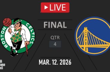 NBA LIVE! Golden State Warriors vs Boston Celtics | Mar. 12, 2026 | Celtics vs Warriors NBA 2K26