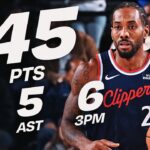 Kawhi Was In The Zone - 45 PTS 🔥 | March 11, 2026