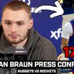 Christian Braun PRAISES Cam Johnson, KNOWS Nuggets Will Be READY & More After 36pt WIN vs Rockets