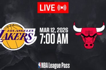 NBA LIVE! Los Angeles Lakers vs Chicago Bulls | March 12, 2026 | NBA Today NBA 2K26 Gameplay