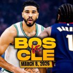 Boston Celtics vs Cleveland Cavaliers Full Game Highlights | Mar 8, 2026 | FreeDawkins