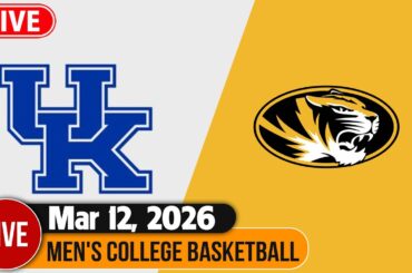 Kentucky vs Missouri LIVE 03/12/2026 | Men's College Basketball | NCAAM Today