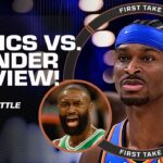 MVP BATTLE INCOMING 🏆 Jaylen Brown & Boston vs. SGA & OKC PREVIEW 🔥 | First Take
