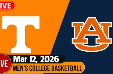 Auburn vs Tennessee LIVE 03/12/2026 | Men's College Basketball | NCAAM Today