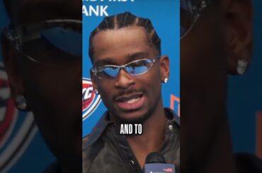 SGA talks about tying Wilt for the most consecutive 20+ point games in NBA History! 👏