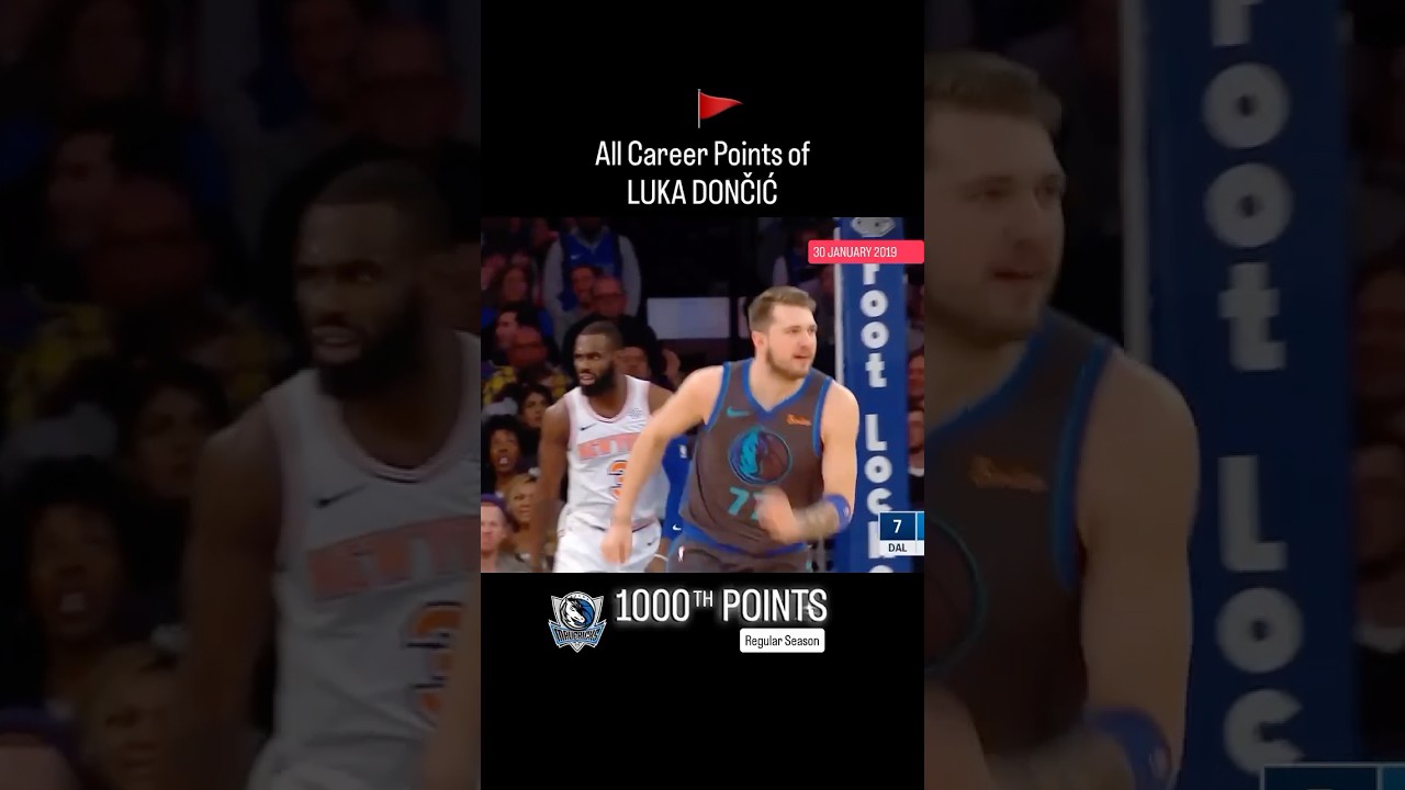 1,000 Career Points for Luka! 🏀🔥