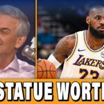 Colin Cowherd says LeBron James DOES NOT DESERVE a Lakers statue | THE HERD NBA