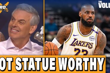 Colin Cowherd says LeBron James DOES NOT DESERVE a Lakers statue | THE HERD NBA