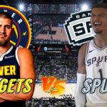 Denver Nuggets vs San Antonio Spurs Live Play by Play & Scoreboard