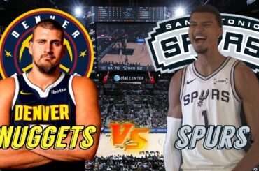 Denver Nuggets vs San Antonio Spurs Live Play by Play & Scoreboard