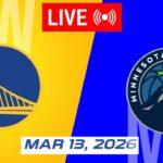 NBA LIVE! Golden State Warriors vs Minnesota Timberwolves | March 13,2026 | 2026 NBA Season Live 2K