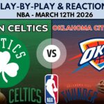 NBA: Boston Celtics vs Oklahoma City Thunder (Live Play-By-Play & Reactions)