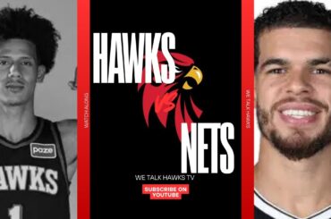 HAWKS VS NETS WATCH ALONG. WE TALK HAWKS TV