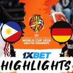 Philippines 🇵🇭 v Germany 🇩🇪 | Highlights | #FIBAWWC 2026 Qualifying Tournament