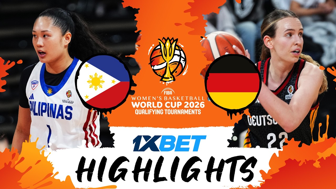 Philippines 🇵🇭 v Germany 🇩🇪 | Highlights | #FIBAWWC 2026 Qualifying Tournament