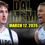 Dallas Mavericks vs Memphis Grizzlies Full Game Highlights – March 12, 2026 | NBA Season