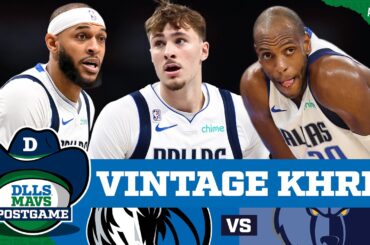 Khris Middleton GOES OFF In Dallas Mavericks Win Vs. Grizzlies | DLLS MAVS POSTGAME
