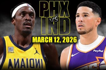 Phoenix Suns vs Indiana Pacers Full Game Highlights – March 12, 2026 | NBA Season