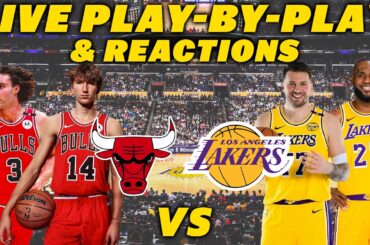 Chicago Bulls vs Los Angeles Lakers | Live Play-By-Play & Reactions