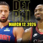 Detroit Pistons vs Philadelphia 76ers Full Game Highlights – March 12, 2026 | NBA Season