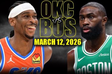 Oklahoma City Thunder vs Boston Celtics Full Game Highlights – March 12, 2026 | NBA Season