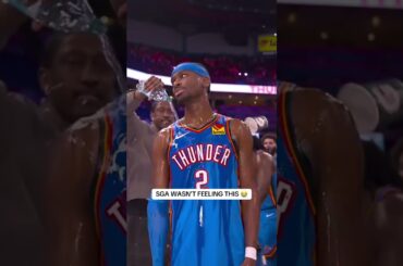 Thunder postgame interviews are never chill 😂