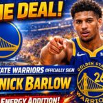 🚨 DONE DEAL! Golden State Warriors Officially Sign Dominick Barlow — High Energy Addition!