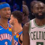 WILD Final Plays to OKC vs Boston Celtics - SGA and Jaylen Brown clutch buckets