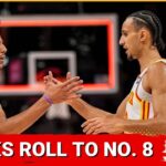 Atlanta Hawks outlast Brooklyn Nets for 8th straight win behind Jalen Johnson, Zaccharie Risacher