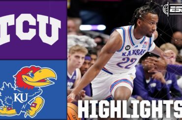 Big 12 Tournament: TCU Horned Frogs vs. Kansas Jayhawks | Full Game Highlights | ESPN CBB