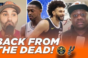 Nuggets-Spurs Reaction: Jamal Murray GOES INSANE in HUGE 4th quarter | The Dime With Josh and Kwab