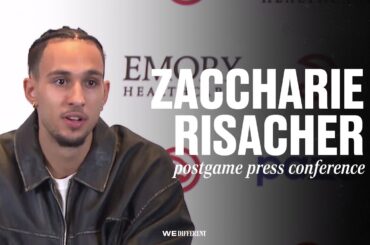 Hawks vs. Nets Postgame Press Conference: Zaccharie Risacher