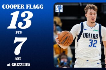 Cooper Flagg (13 PTS 7 AST) at Memphis Grizzlies | March 12, 2026