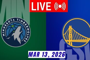 NBA LIVE! Golden State Warriors vs Minnesota Timberwolves | March 13,2026 Warriors vs Timberwolves