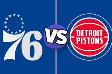 Philadelphia 76ers vs Detroit Pistons NBA Live Play By Play Scoreboard 3/12/26