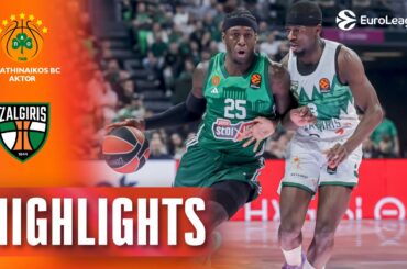 LESSORT brought back the ENERGY | Panathinaikos - Zalgiris | R31 BASKETBALL HIGHLIGHTS 2025-26