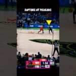 Murray Drops Shead… Then the Cold Stare Down 🫨 Raptors at Pelicans #nba #shorts