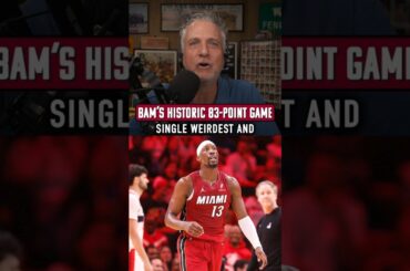 Bill praises Bam Adebayo’s historic 83-point performance while trashing the Wizards for allowing it.