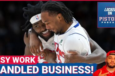 NO SLIP-UPS: Detroit Pistons DESTROY Sixers | Stock Up/Stock Down For Pistons Role Players!